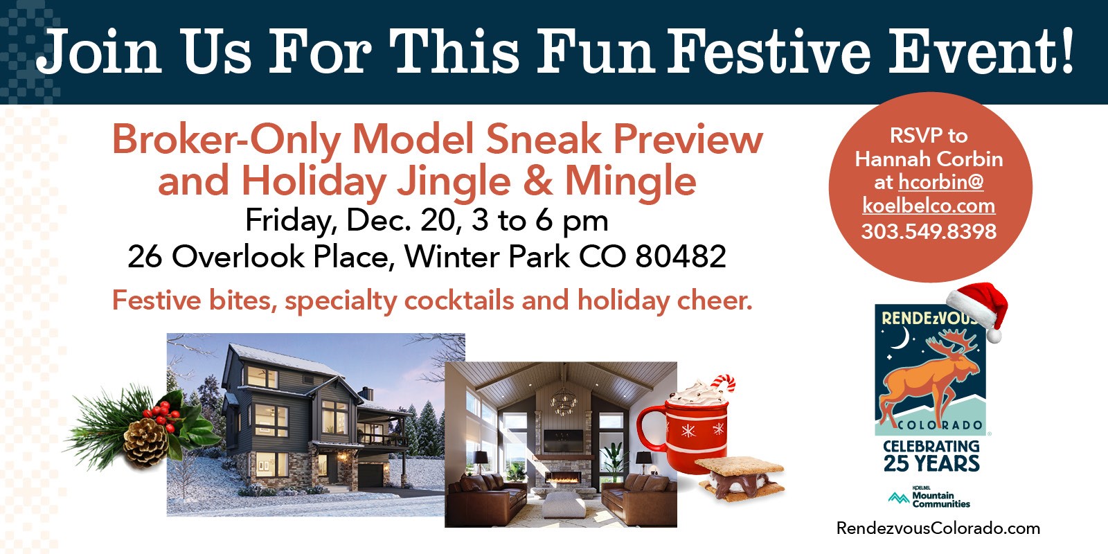 Broker-Only Model Sneak Preview + Holiday Jingle & Mingle