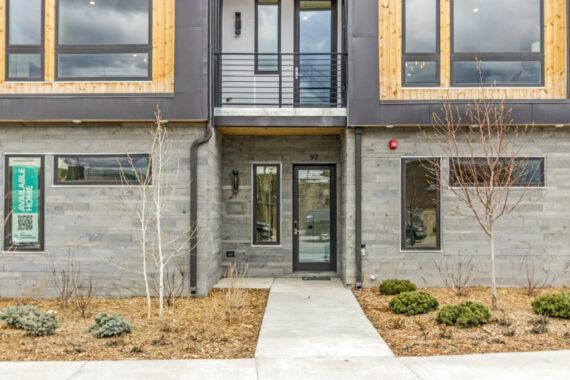 Front door to Rendezvous Townhomes